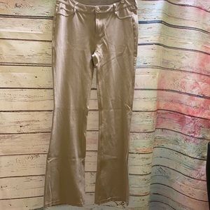 Celebrity Pink Beige Bell Bottom Pants